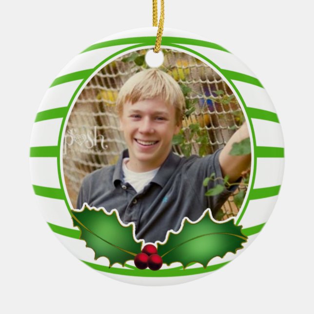 Ornement de cercle de photo (Devant)