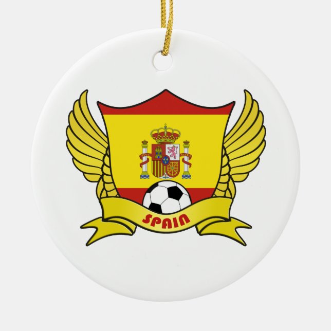 Ornement de cercle du football de l'Espagne (Devant)