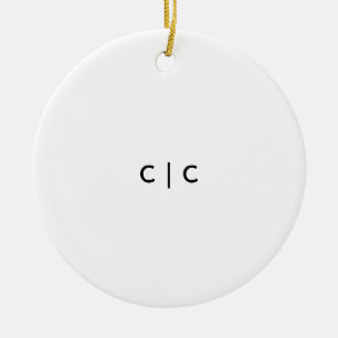 Ornement de cercle en céramique