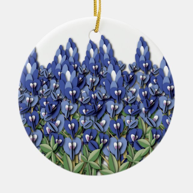 Ornement de champ de Bluebonnet (Devant)