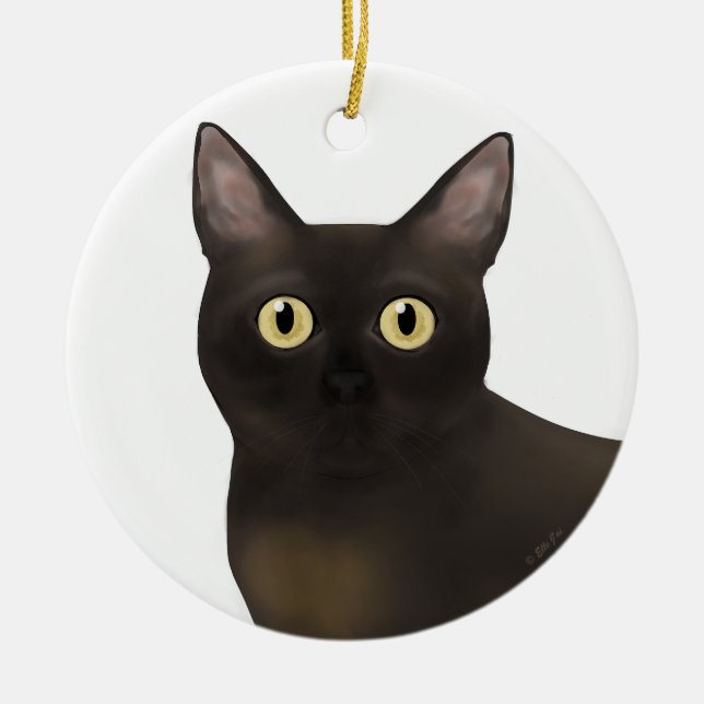 Ornement de chats birmans (Devant)
