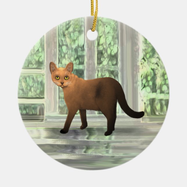 Ornement de chats birmans Brown (Devant)