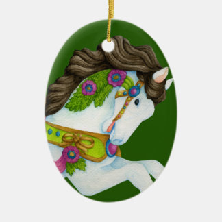 Ornement de cheval de carrousel de Gayle
