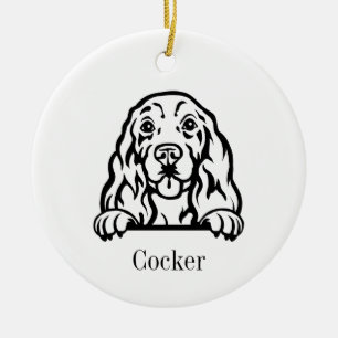 Ornement de chien Cocker Spaniel
