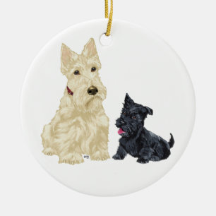 Ornement de chien écossais