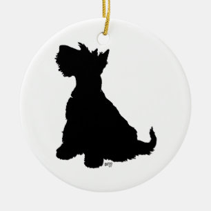 Ornement de chien écossais