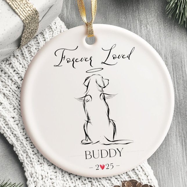 Ornement de chien Memorial animal de compagnie per (dog memorial ornament, pet memorial ornament, personalized dog ornament, dog remembrance gift, pet l)