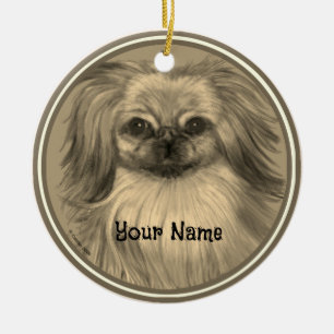 Ornement de chien Rondo Pekingese