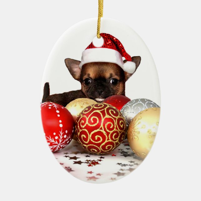 ornement de christma de chiwawa (Devant)