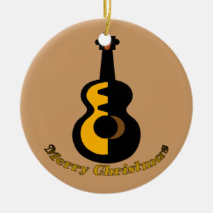 Ornement de ChristmasTree de guitare
