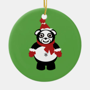 ornement de Claus de panda