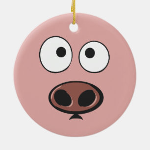 Ornement de cochon mignon
