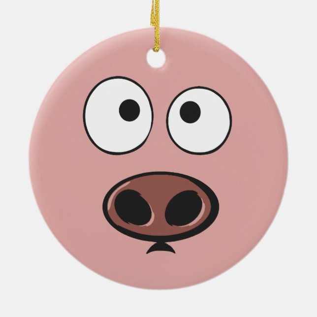 Ornement de cochon mignon (Dos)