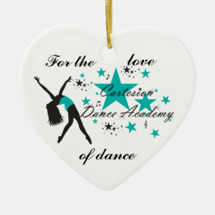 Ornement de coeur de danse de Cartesion