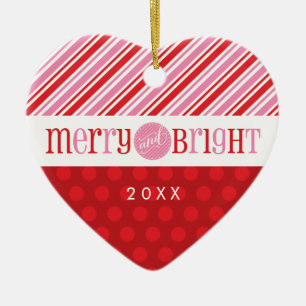 ORNEMENT DE COEUR DE NOËL DE PHOTO : : joyeux et