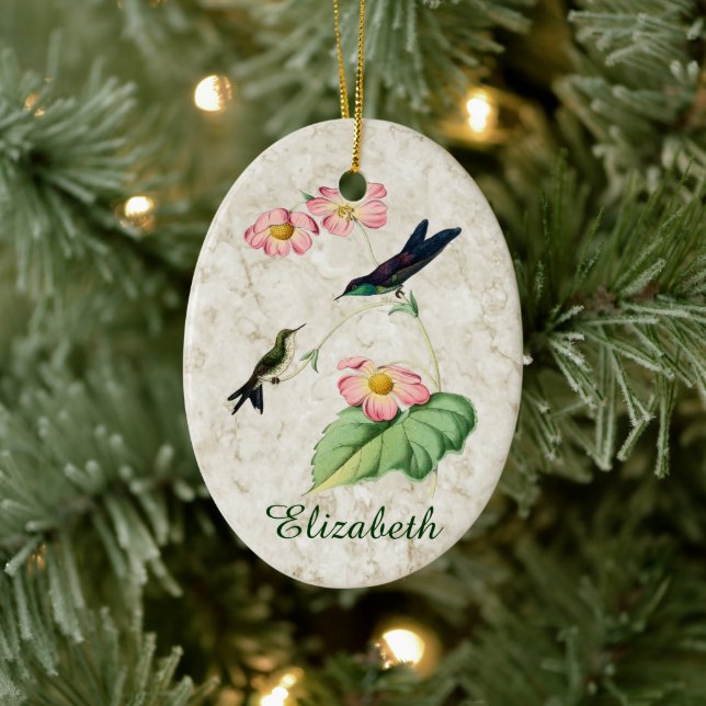 Ornement de colibri à bec épineux pourpre (Arbre)