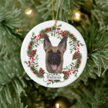Ornement de compagnie personnalisé pour chien Mali