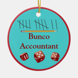 Ornement de comptable de Bunco