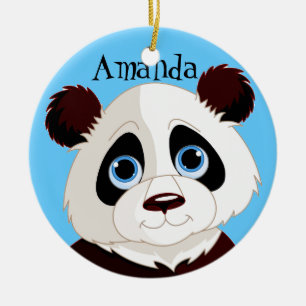 Ornement de conception de l'ours de panda