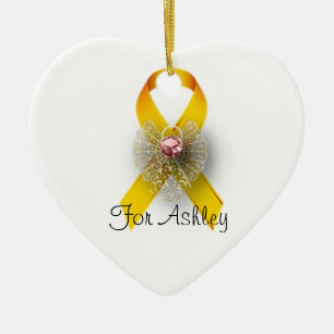 Ornement de conscience de Cancer d'enfance d'ange