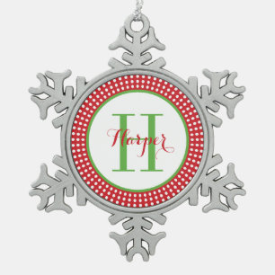 Ornement de conservation de monogrammes personnali
