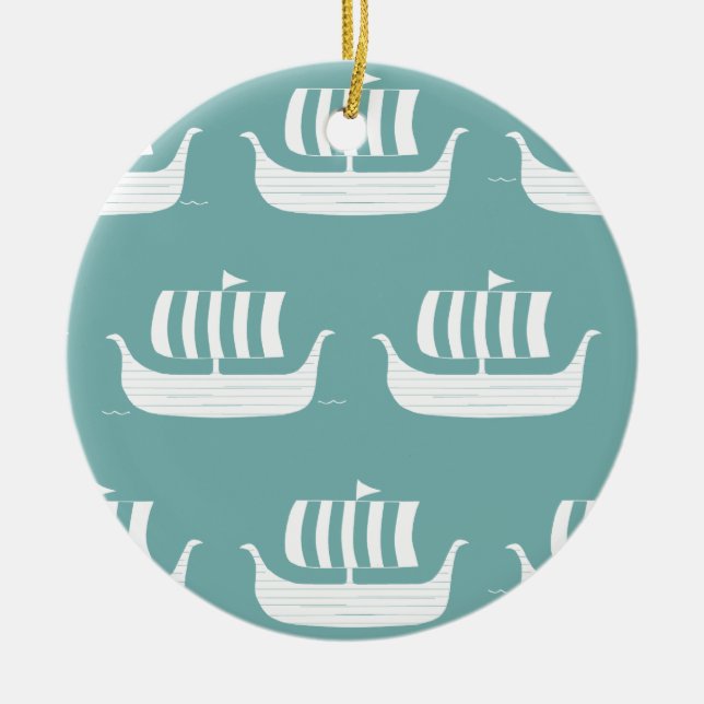 Ornement de coutume de bateaux de Viking (Devant)
