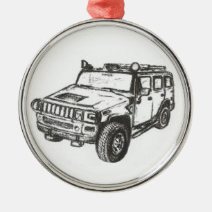 Ornement de coutume de camion de Hummer