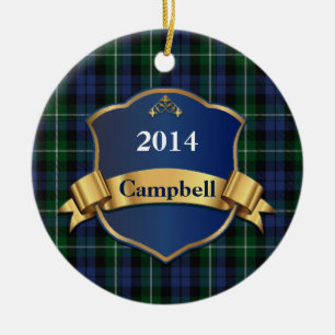 Ornement de coutume de plaid de tartan de Campbell