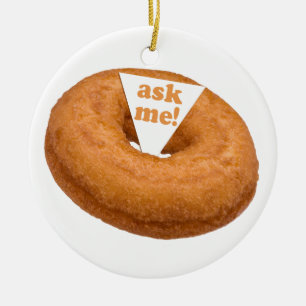 Ornement de coutume d'humour de beignet