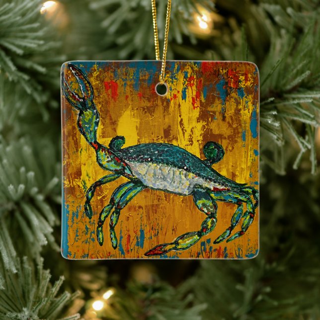 Ornement de crabe bleu (Arbre)
