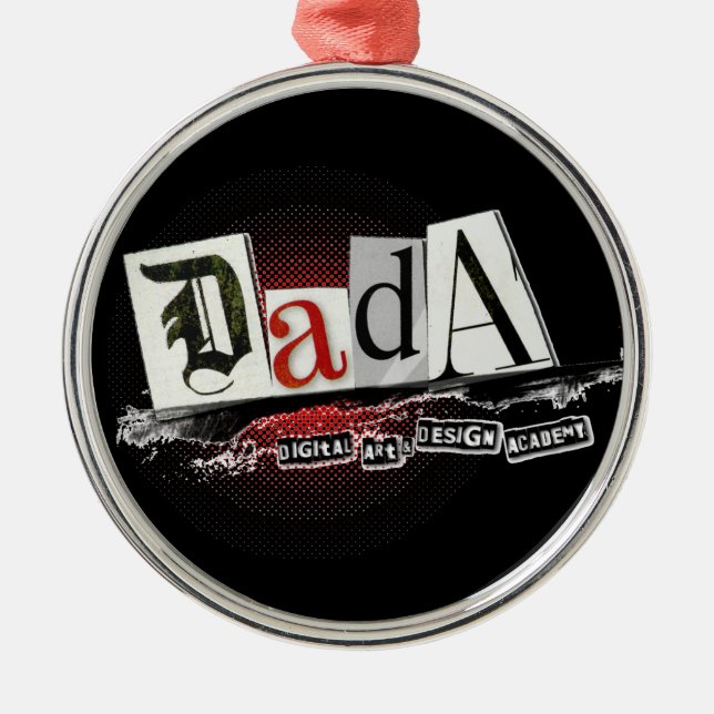 Ornement de DADA rond (Devant)