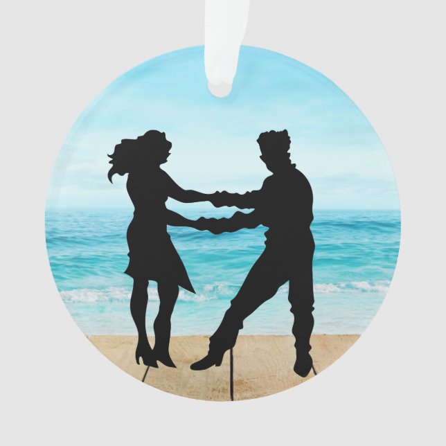 Ornement de danse - Beach Shag Dancing (devant)