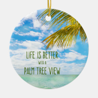 Ornement de décor de plage de Noël