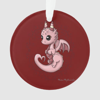 Ornement de dragon d'amour