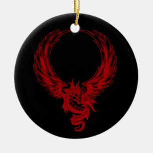 Ornement de Dragon Rouge Ryuu