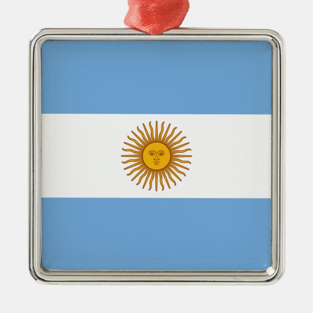 Ornement de drapeau de l'Argentine (Devant)