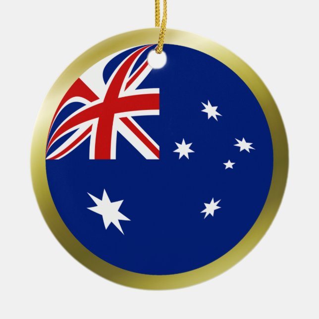 Ornement de drapeau de l'Australie (Devant)