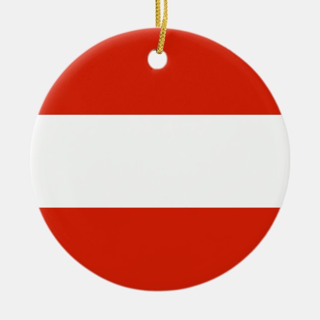 Ornement de drapeau de l'Autriche (Devant)