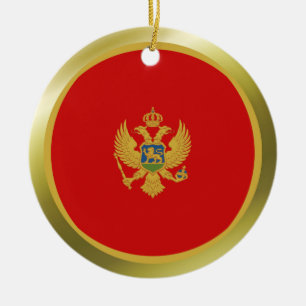 Ornement de drapeau de Monténégro