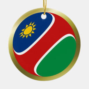 Ornement de drapeau de Namibie
