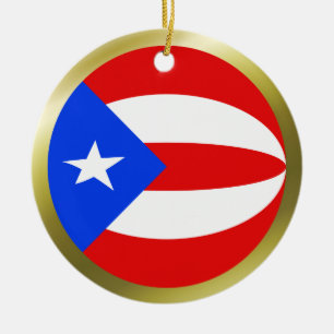 Ornement de drapeau de Porto Rico
