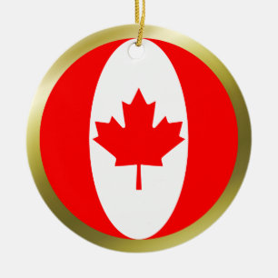 Ornement de drapeau du Canada