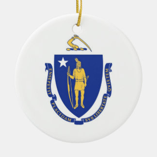 Ornement de drapeau du Massachusetts