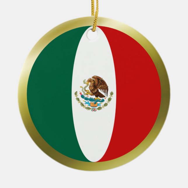 Ornement de drapeau du Mexique (Devant)