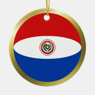 Ornement de drapeau du Paraguay