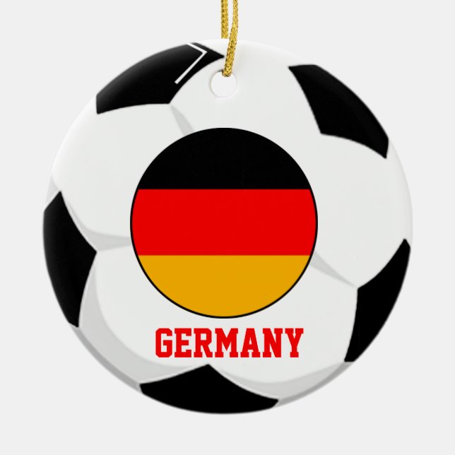 Ornement de fan de foot de l'Allemagne Cham de (Devant)