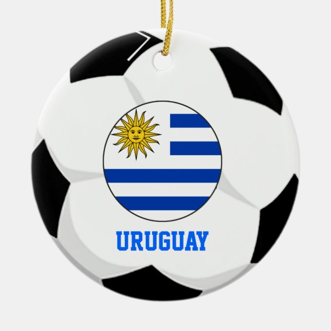 Ornement de fan de foot de l'Uruguay Cham de coupe (Devant)