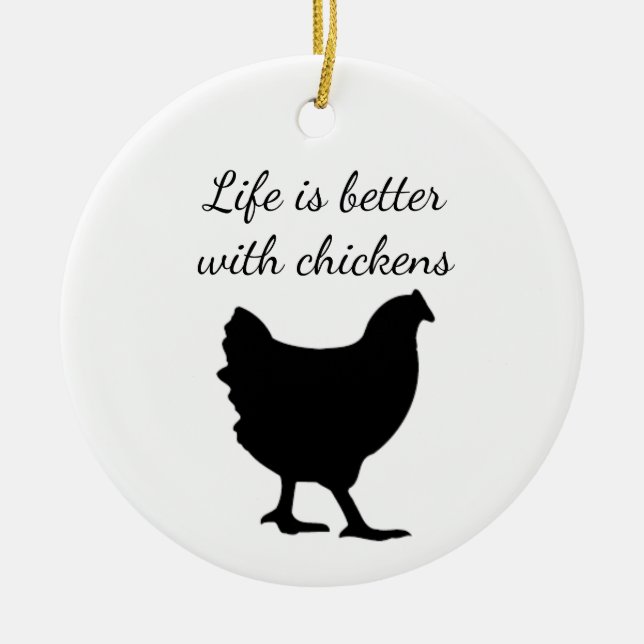 ornement de farce de poulet (Devant)