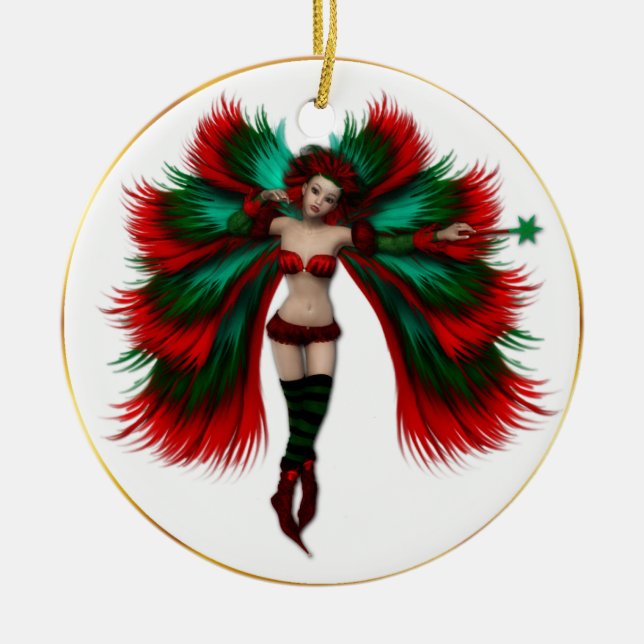 Ornement de fées de Noël (Devant)