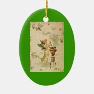 Ornement de fées Vintages de Noël